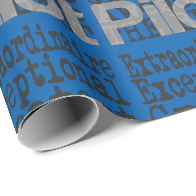 Pilot Extraordinaire Presentpapper (Rullad Hörn)