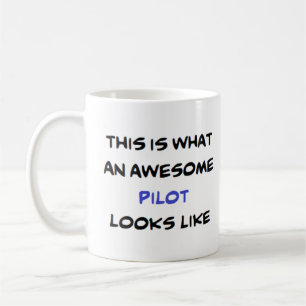 pilot, fantastisk kaffemugg