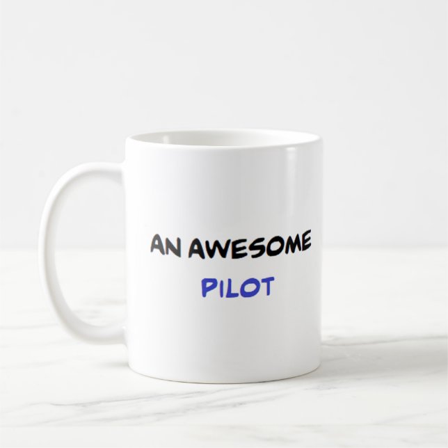 pilot, fantastisk kaffemugg (Vänster)