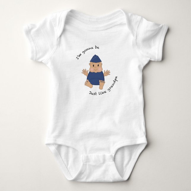 Pilot farfar t-shirt (Framsida)