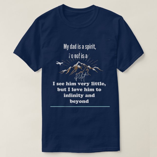 Pilot fathers day gifts for dad  t shirt (Design framsida)