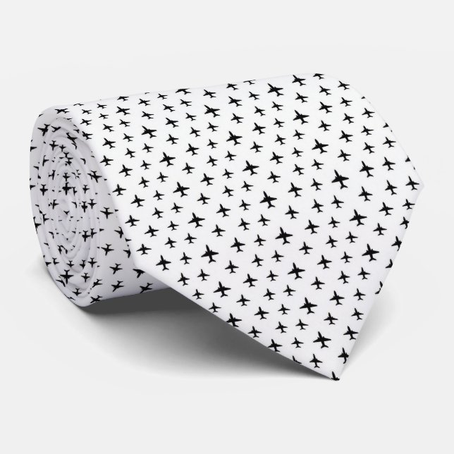 Pilot Faux Silk | Mikro Flygplans Designer Stil Slips (Rullad)