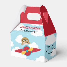 Pilot Favoritrutor Flygplan Röd och blå Presentaskar