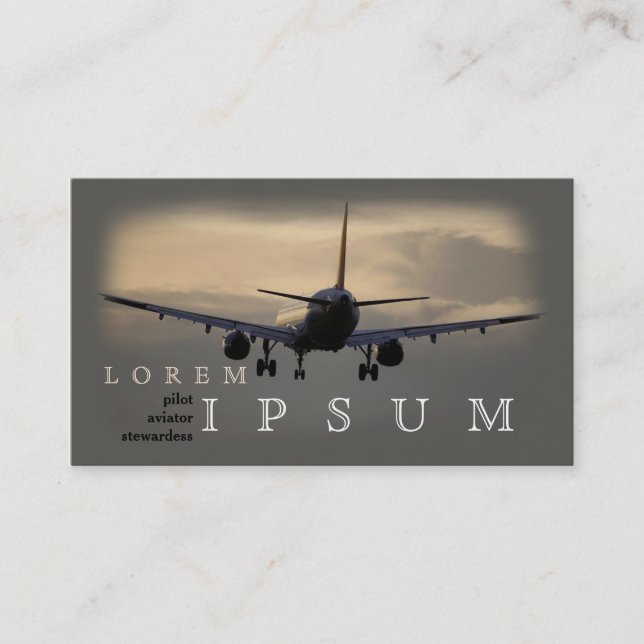 Pilot- fluga för resa för himmel för visitkort (Framsida)