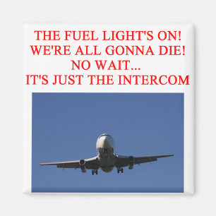 PILOT- flygbolagskämt Magnet