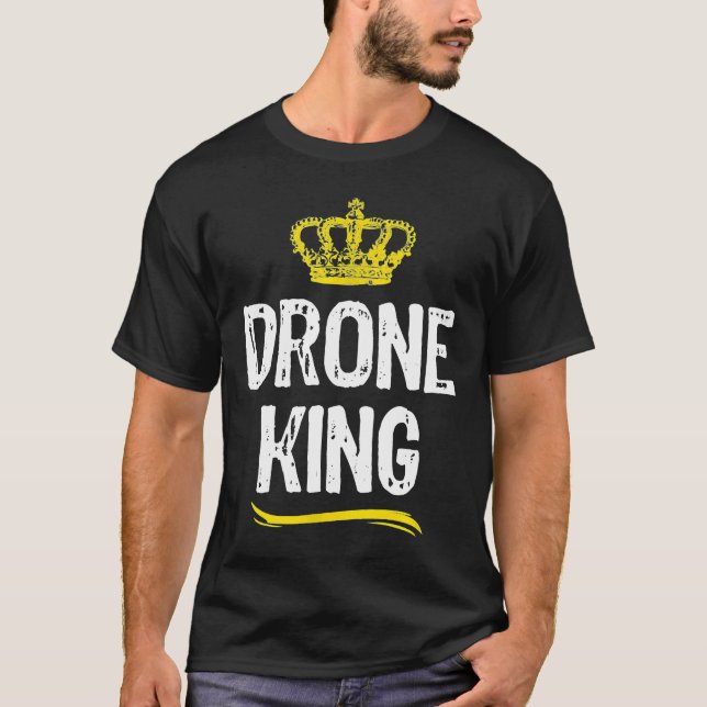 Pilot för Drone Kung Manar Boys Pilot Coola T Shirt (Framsida)