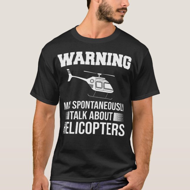 Pilot för fjärrkontroll av helikopter (RC) T Shirt (Framsida)