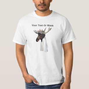 Pilot för flygande moose Aviation Pilot T Shirt