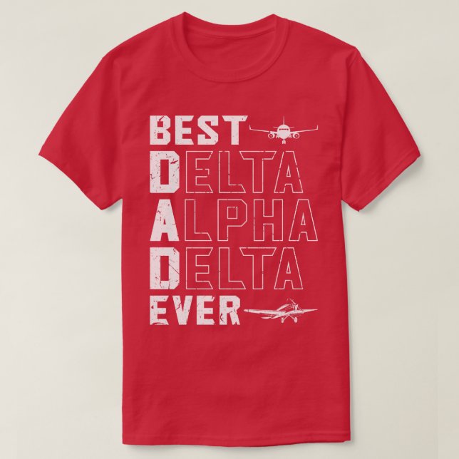 Pilot för fonetisk alfabet-luftfart t shirt (Design framsida)