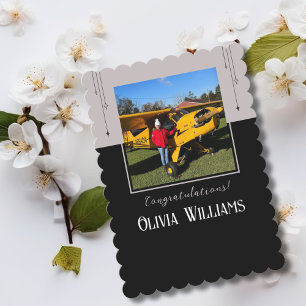 Pilot första Solo-flygfotot,Anpassningsbar-flygkor