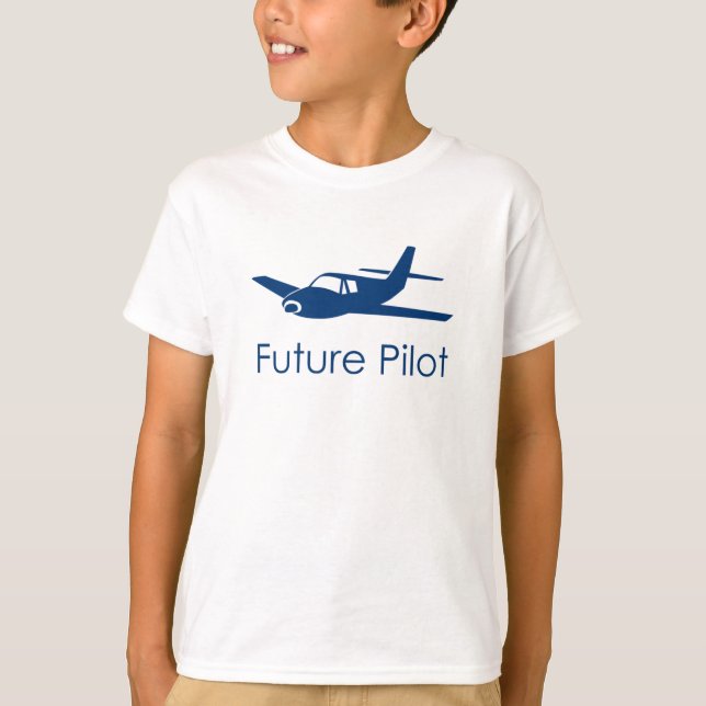 Pilot- framtid t-shirt (Framsida)