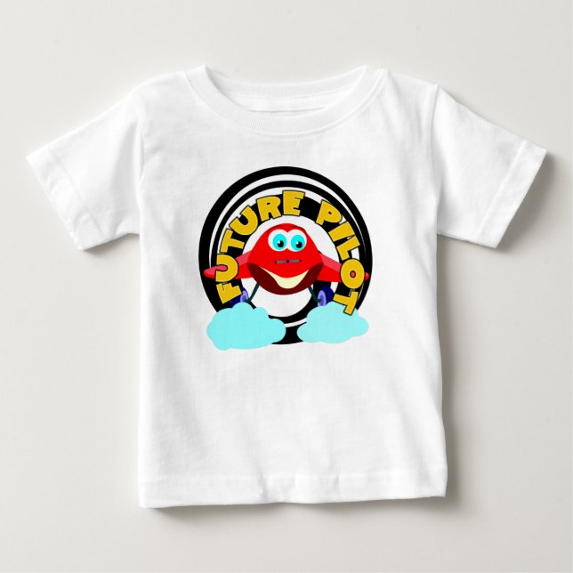 Pilot- framtid tee shirt (Framsida)