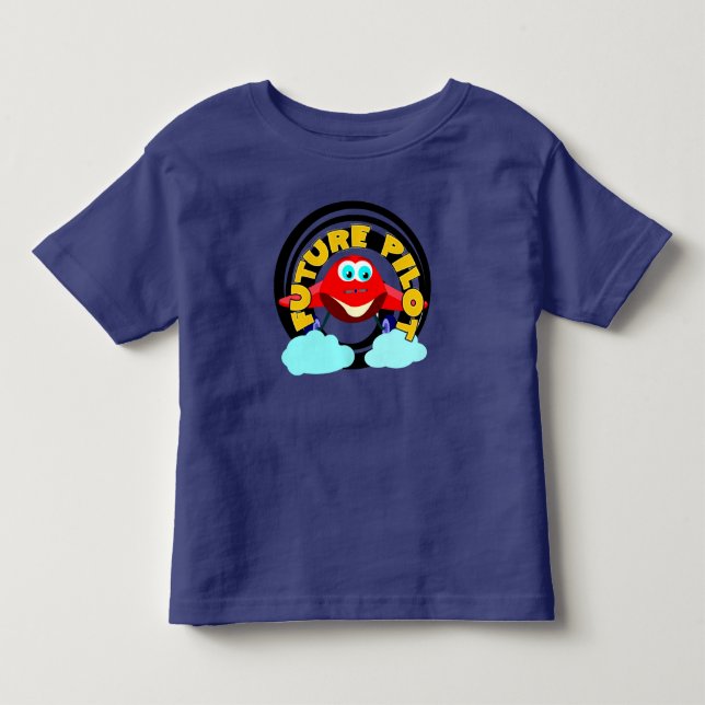 Pilot- framtid tee shirt (Framsida)