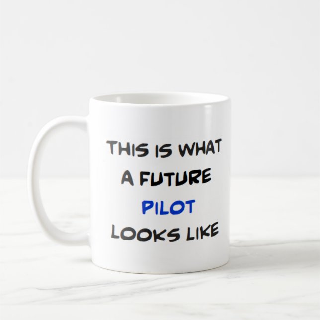 pilot, framtida kaffemugg (Vänster)