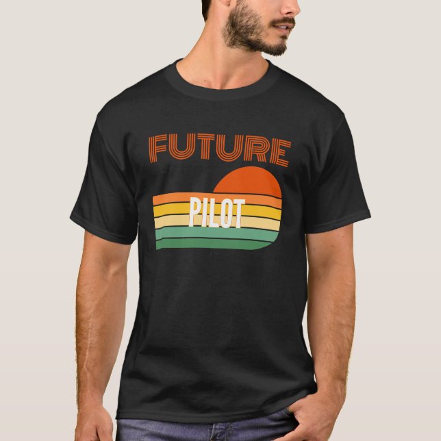 Pilot , framtida pilot t shirt (Framsida)