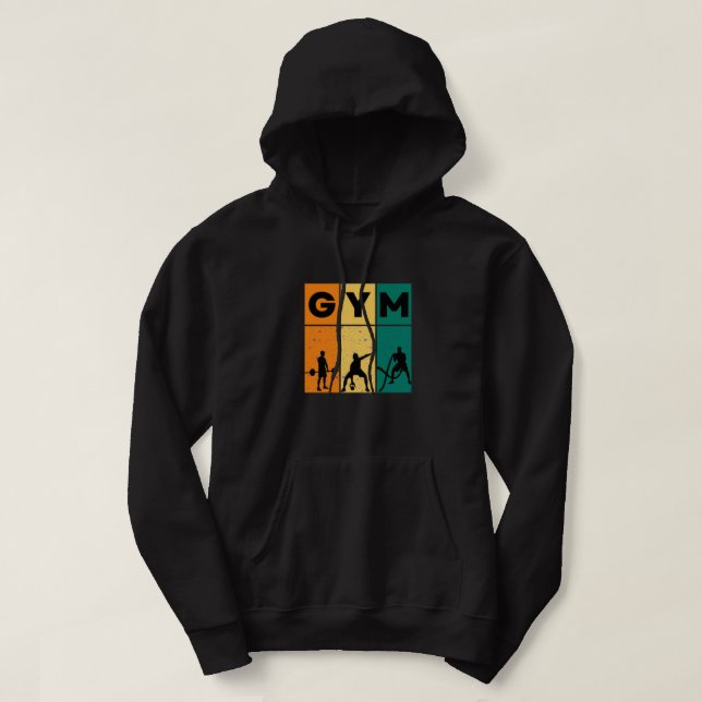 Pilot Gift, flyginstrument, sex paket Hoodie (Design framsida)