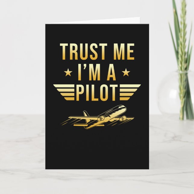 Pilot Gift Kort (Framsida)