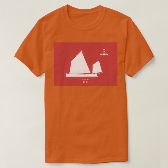 Pilot Gig på rött T Shirt (Design framsida)