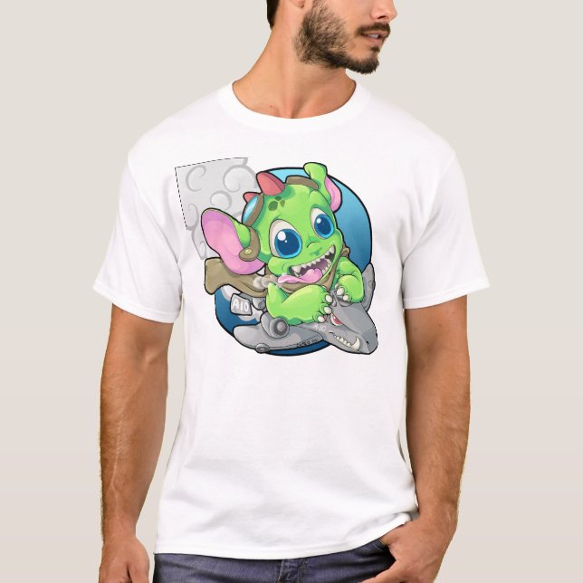 Pilot- gigantisk bombplan tee (Framsida)