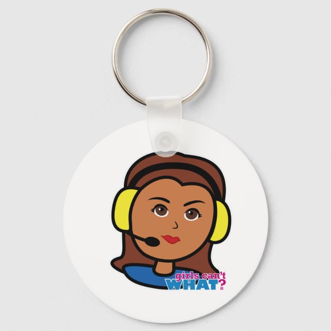 Pilot Girl Nyckelring (Framsida)