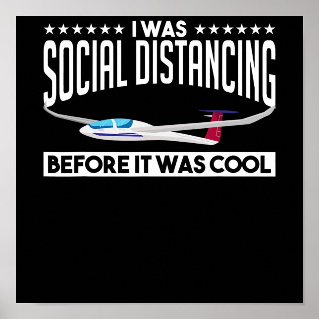 Pilot Glider Pilot Älskare Gift Poster (Framsidan)