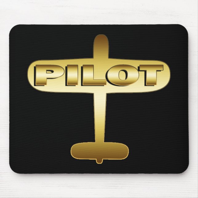 PILOT- GULD- FLYGPLAN MUSMATTA (Framsidan)