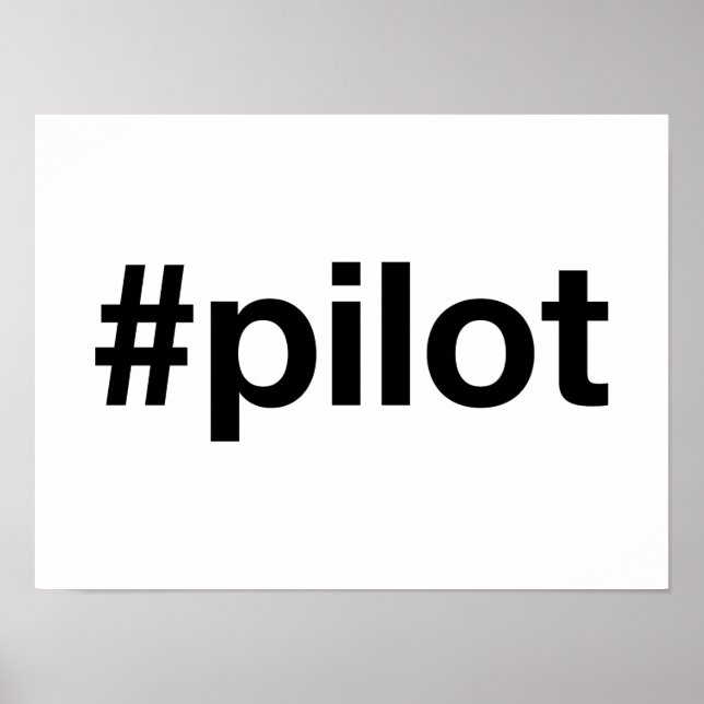 PILOT Hashtag Poster (Framsidan)