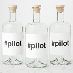 PILOT Hashtag Spritflaskor Etikett
