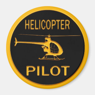 Pilot- helikopter magnet