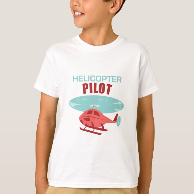 Pilot- helikopter tee shirt (Framsida)
