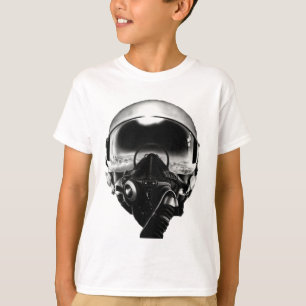 Pilot- hjälm för kämpe t shirt