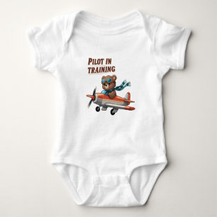 Pilot i Baby-utrustning för utbildning - ljuddämpa T Shirt