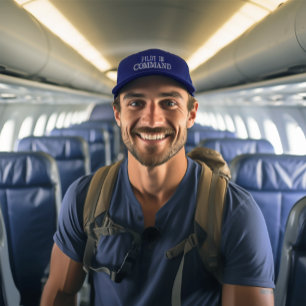 Pilot i den förbroderade skyddshatten för kommando broderad keps