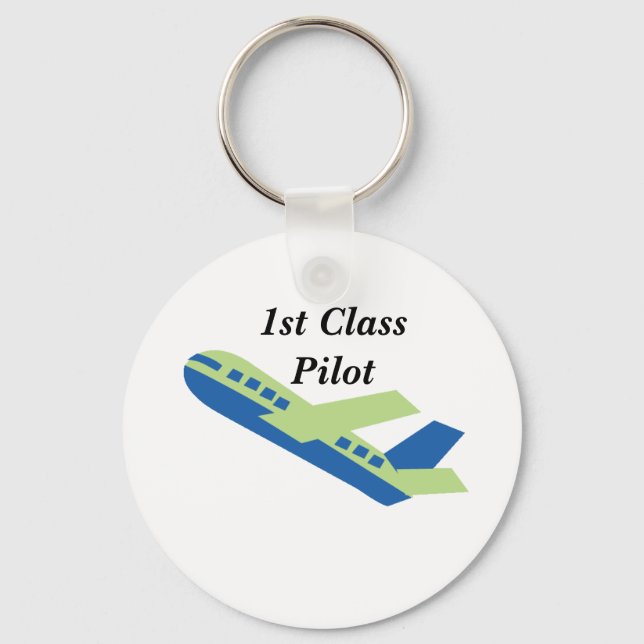 Pilot i första klass nyckelring (Framsida)