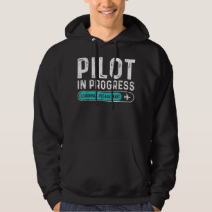 Pilot i pågående arbete Vänta på en fungerande luf Hoodie