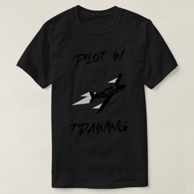 Pilot i utbildning 1  t shirt (Design framsida)