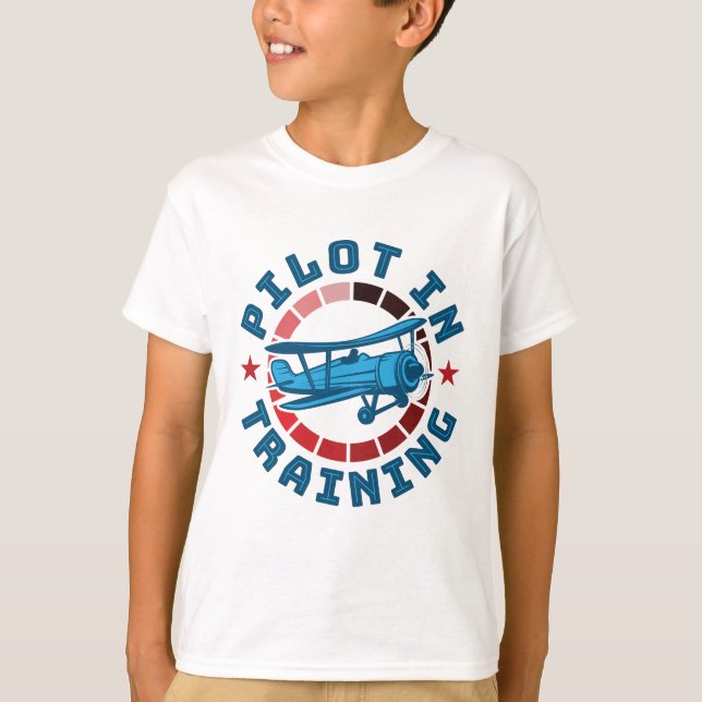 Pilot i utbildning t shirt (Framsida)