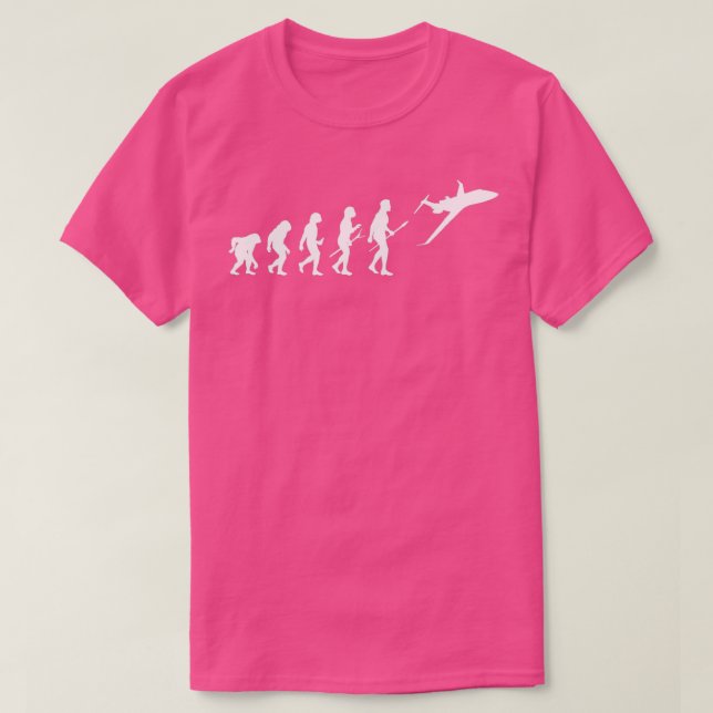 Pilot Jet Evolution-flygning  T Shirt (Design framsida)