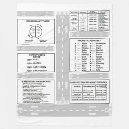 Pilot- Kneeboard ullfilt Fleecefilt