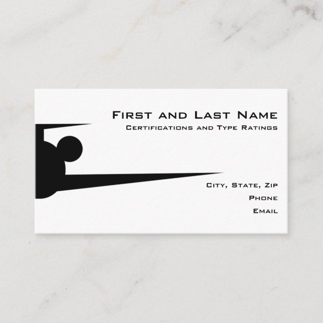 Pilot Micro Resume Visitkort (Framsida)