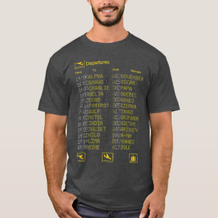 Pilot Militärt Alphabet T Shirt
