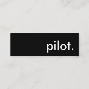 pilot. mini visitkort