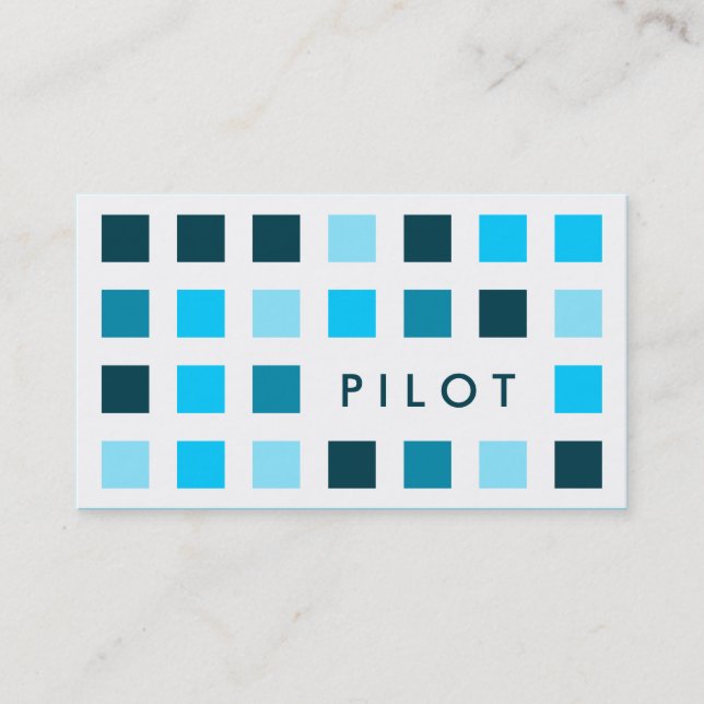 PILOT- (modet kvadrerar), Visitkort (Framsida)
