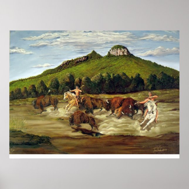 Pilot Mountain Hunt Poster (Framsidan)