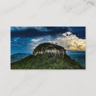 Pilot Mountain NC State Park efter regnbåge Visitkort