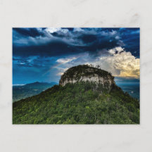 Pilot Mountain NC State Park | efter regnbåge