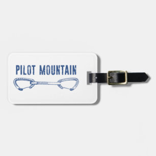 Pilot Mountain North Carolina Klättring Quickdraw Bagagebricka