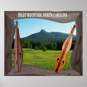 PILOT MOUNTAIN NORTH CAROLINA POSTER