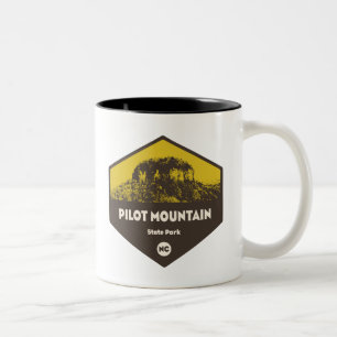 Pilot Mountain State Park North Carolina Två-Tonad Mugg