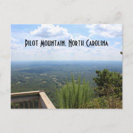 Pilot Mountain Vacation Keepsaké North Carolina Vykort